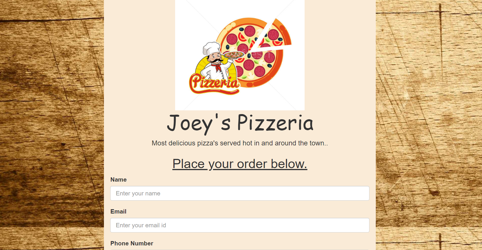 Joey's Pizzeria