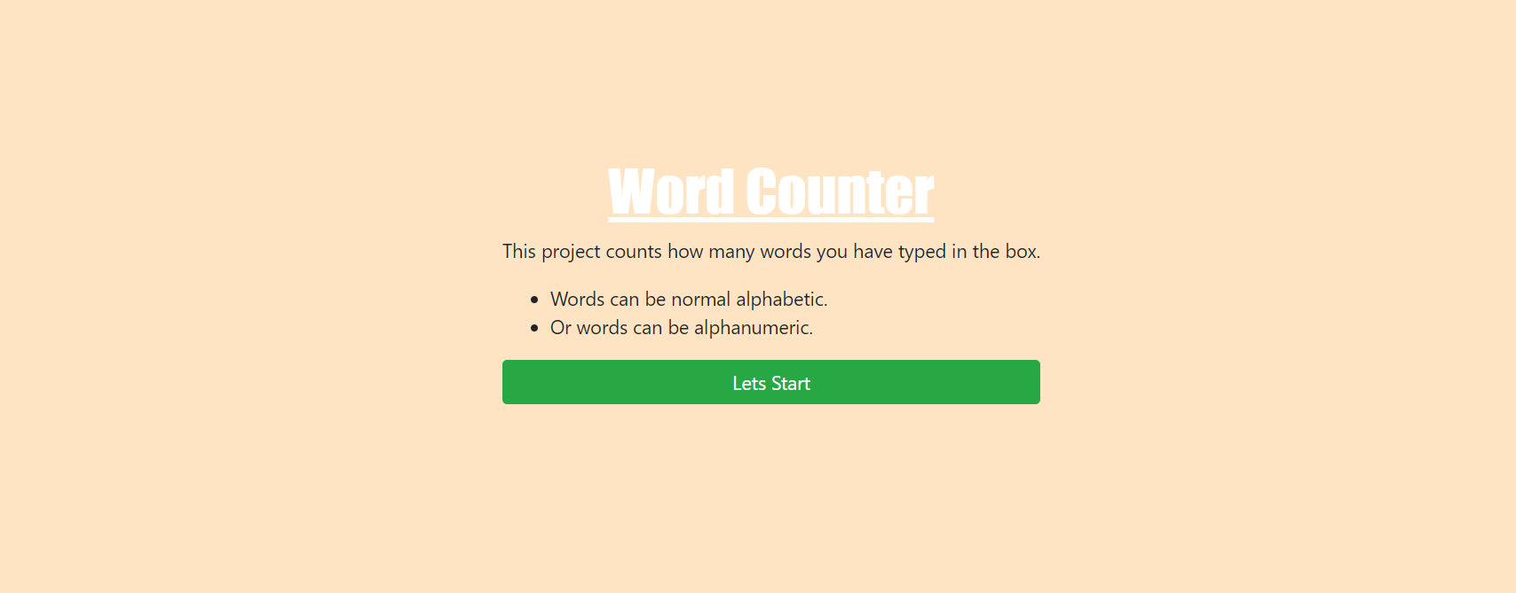 Word Counter